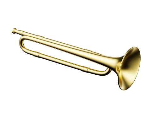 2 trumpet brass 3D Model