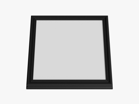 Wooden Frame Mockup 01 Model 3D