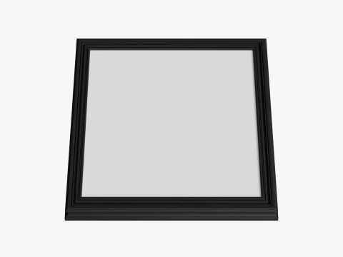 Wooden Frame Mockup 01 3D Model