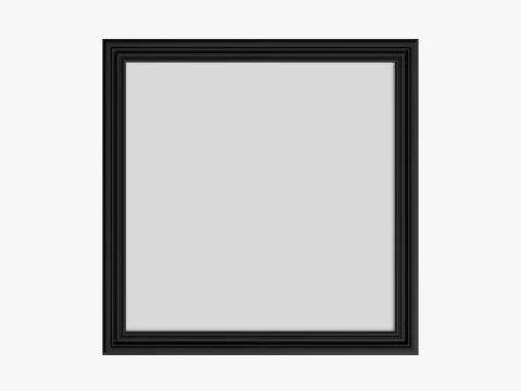 Wooden Frame Mockup 01 3D Model