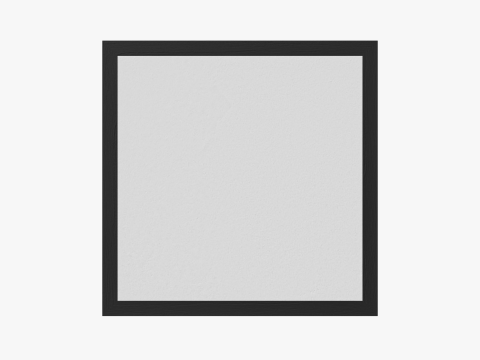 Wooden Frame Mockup 01 Model 3D
