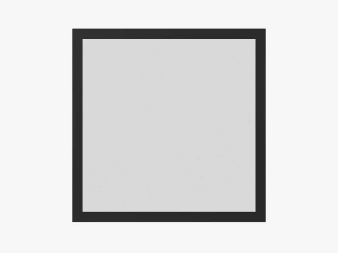 Wooden Frame Mockup 01 3D Model