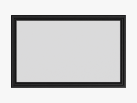 Wooden Frame Mockup 02 3D 模型
