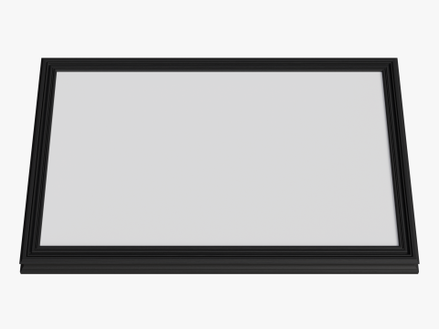 Wooden Frame Mockup 02 3D Modell