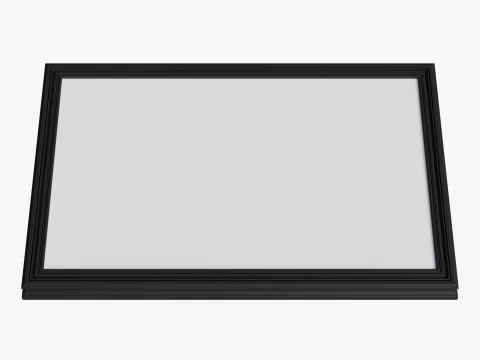 Wooden Frame Mockup 02 3D Model