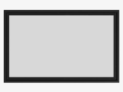 Wooden Frame Mockup 02 3D Modell