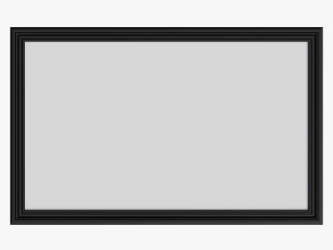 Wooden Frame Mockup 02 3D Model