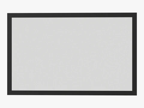 Wooden Frame Mockup 02 3D Model