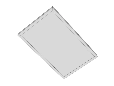 Wooden Frame Mockup 02 3D Model