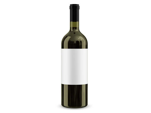 Wine bottle collection 3D Model