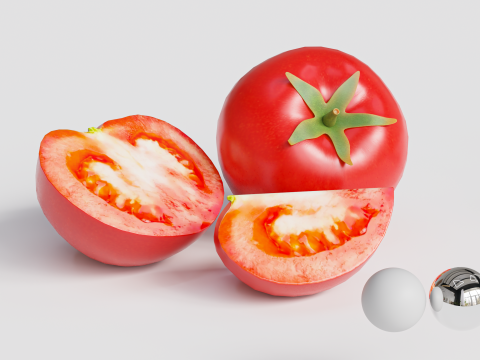 Tomatoes 01 3Dモデル