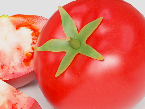 Tomatoes 01 3D Model