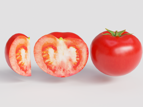 Tomatoes 01 3D Model