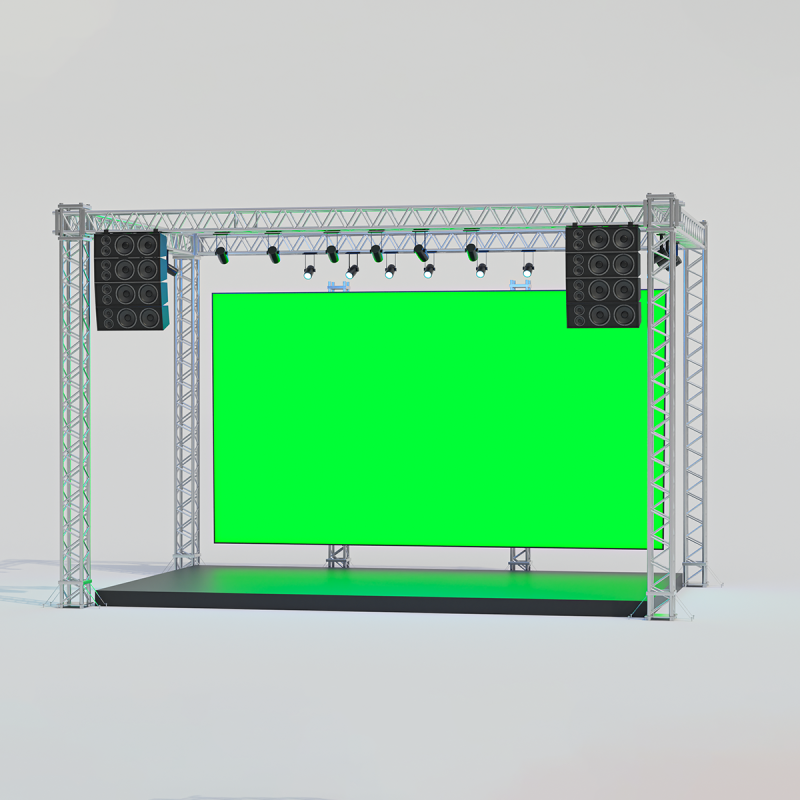 Concert Stage 10 3D Model .c4d .max .obj .3ds .fbx .stl .blend
