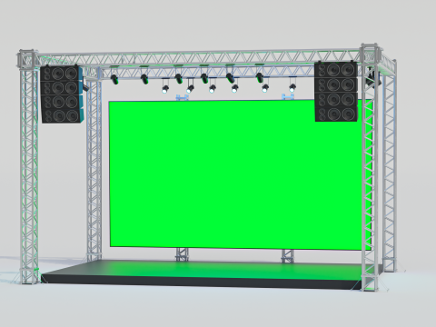 Concert Stage 10 3D Model
