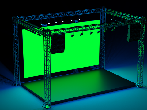 Concert Stage 10 3D Model
