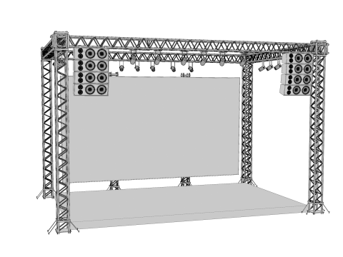 Concert Stage 10 3D Model