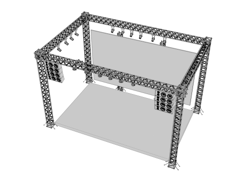 Concert Stage 10 3D Model