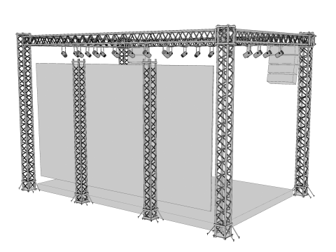 Concert Stage 10 3D Model
