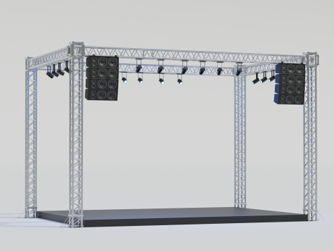 Concert Stage 11 Modelo 3D
