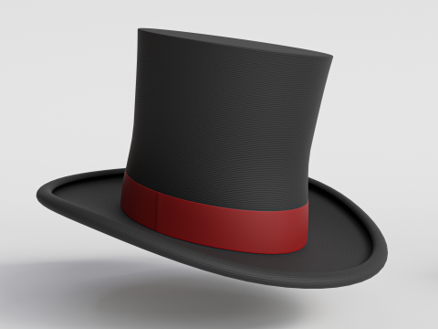 Magician hat 3D Model