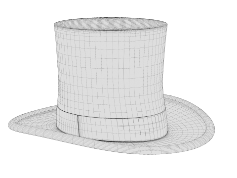 Magician hat 3D Model