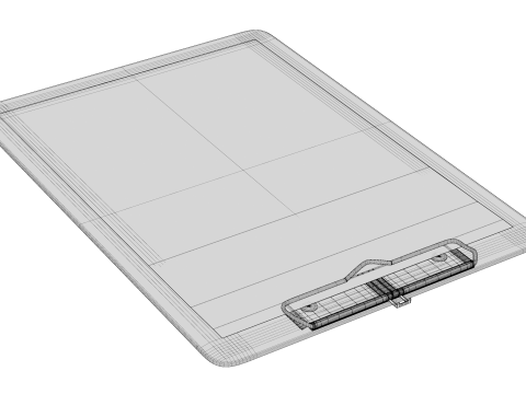 Clipboard paper 3D Modell