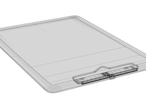 Clipboard paper 3D Modell