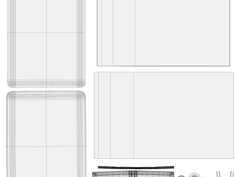 Papier presse-papiers Modèle 3D