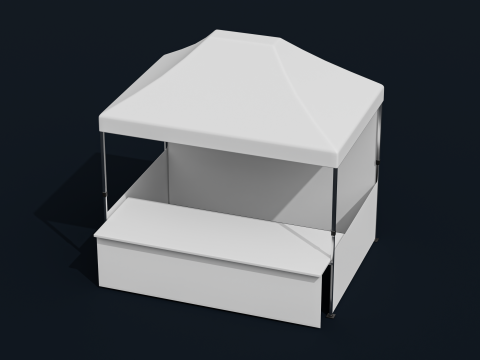 Marketing tent 01 3D Model