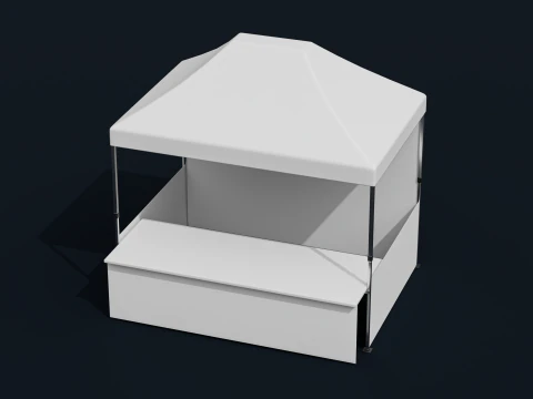 Marketing tent 01 3D Model