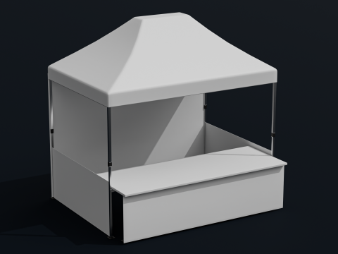 Marketing tent 01 3D Model