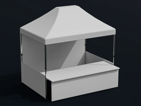 Marketing tent 01 3D Model