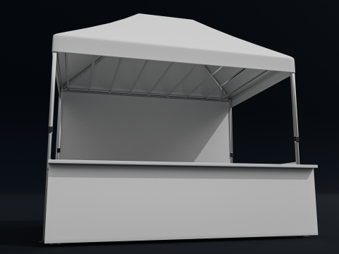 Marketing tent 01 3D Model