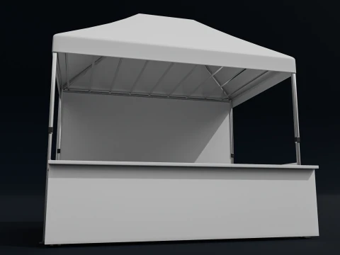 Marketing tent 01 3D Model