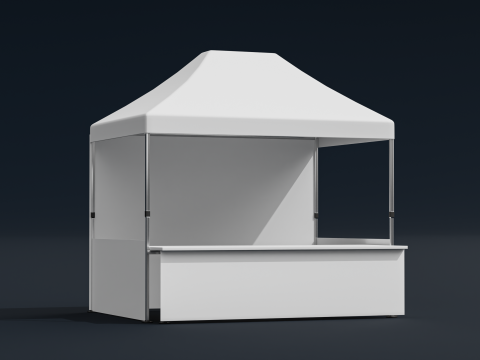 Marketing tent 01 3D Model