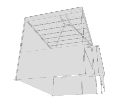 Marketing tent 01 3D Model