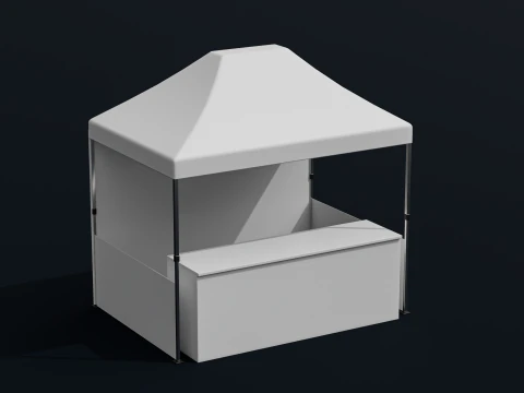 Marketing tent 02 3D Model
