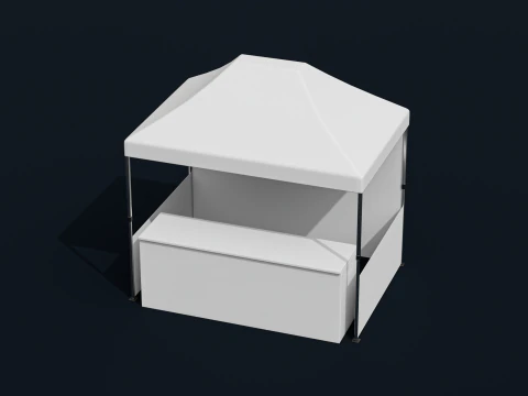 Marketing tent 02 3D Model