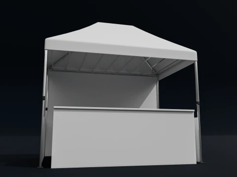 Marketing tent 02 3D Model