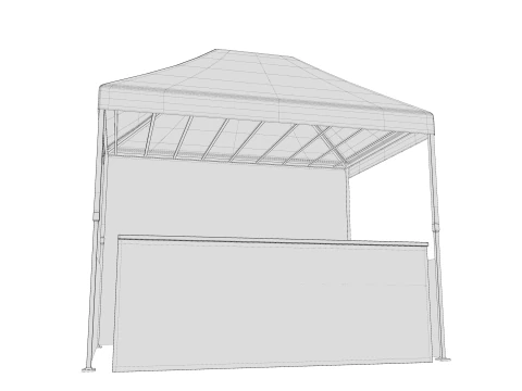 Marketing tent 02 3D Model