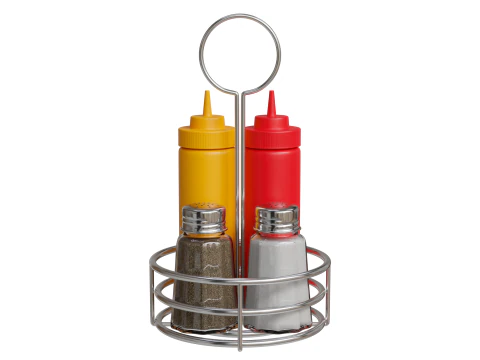 Diner Condiment Caddy 3D Model