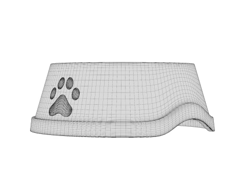 Pet Bowl 01 3D Model