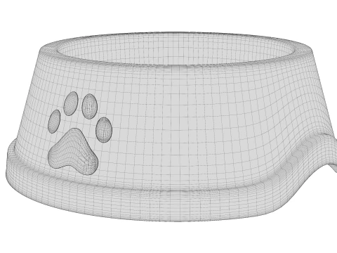 Pet Bowl 01 3D Model