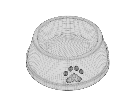 Pet Bowl 01 Modèle 3D