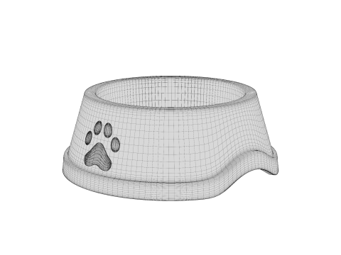Pet Bowl 01 Modèle 3D