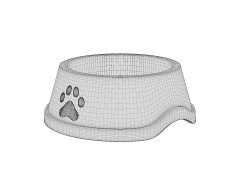 Pet Bowl 01 3D Model