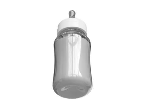 Babyfles Met Melk 3D Model