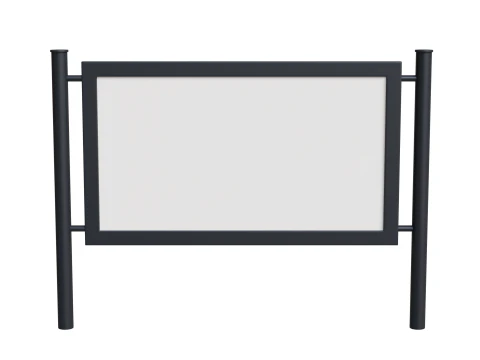 Tabletop sign holder 3D Model