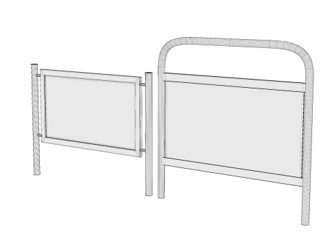 Tabletop sign holder 3D Model